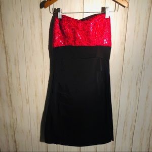 Trixxi strapless mini dress size 5